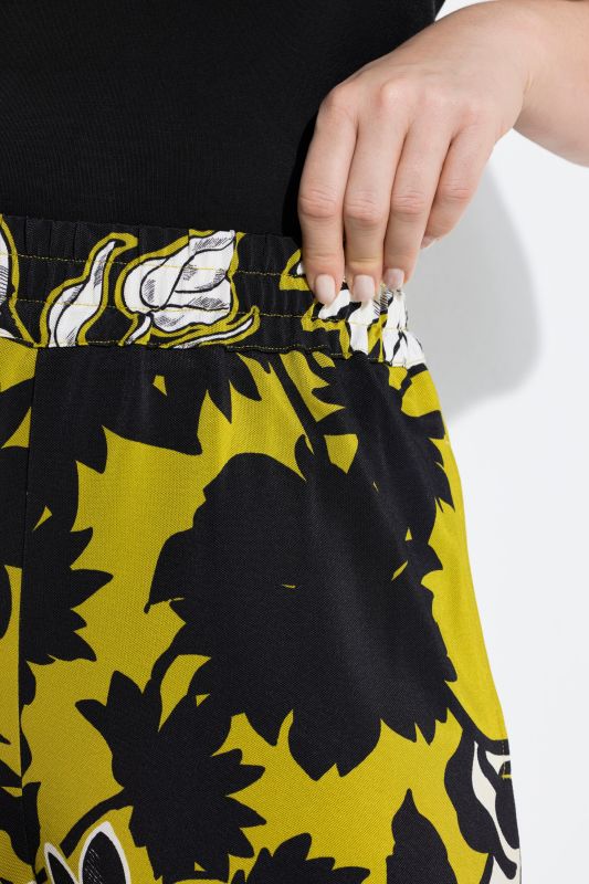 Vibrant Flower Print Pants