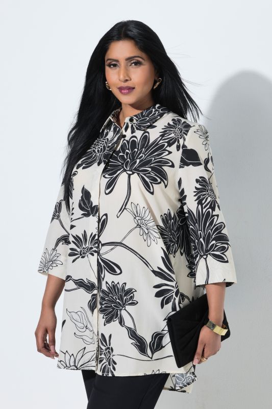 Риза от лиосел с флорален мотив