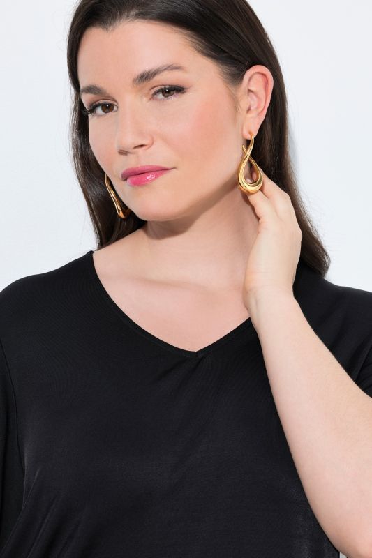 Slinky Batwing Sleeve T-Shirt Blouse