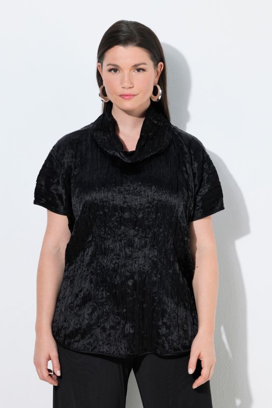 Блуза с намачкана текстура