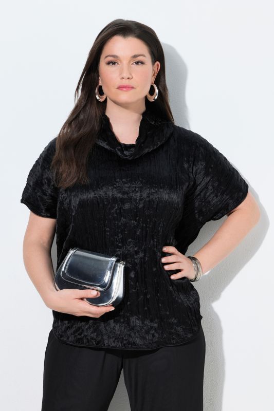 Блуза с намачкана текстура