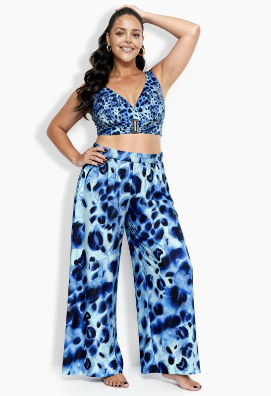 Панталон с леопардов принт