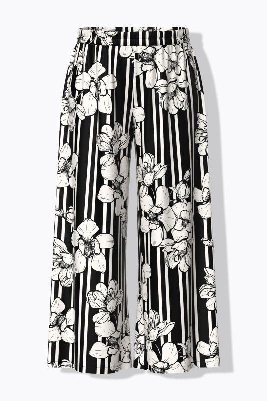 Magnolia Print Palazzo Pants