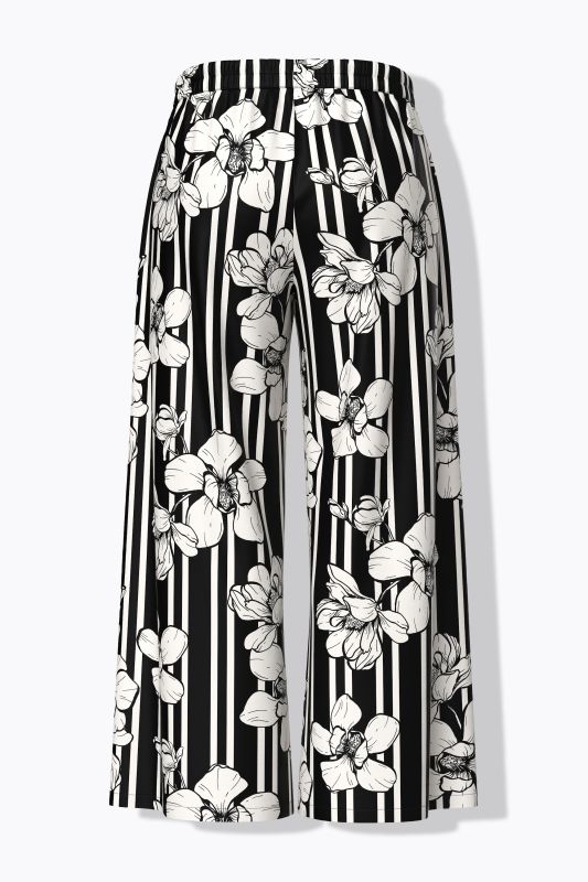 Magnolia Print Palazzo Pants