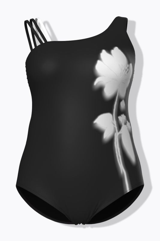 Бански с флорален принт