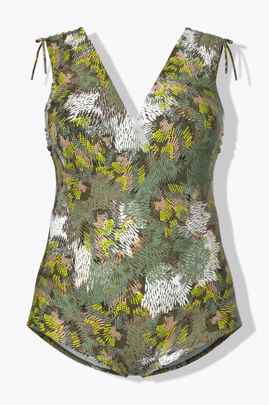 Бански с абстрактен принт