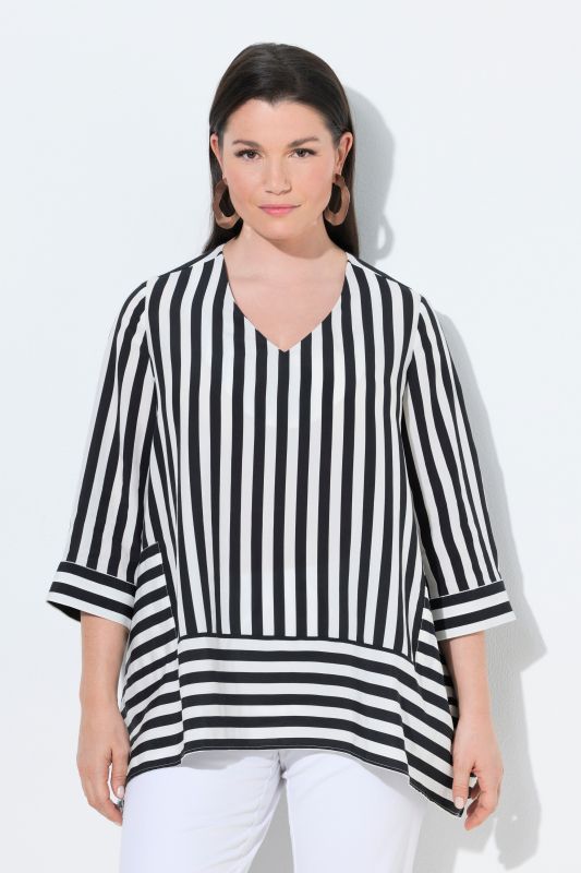 Блуза с модерен микс от райета