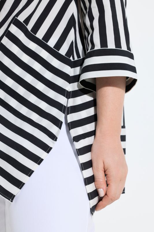 Блуза с модерен микс от райета