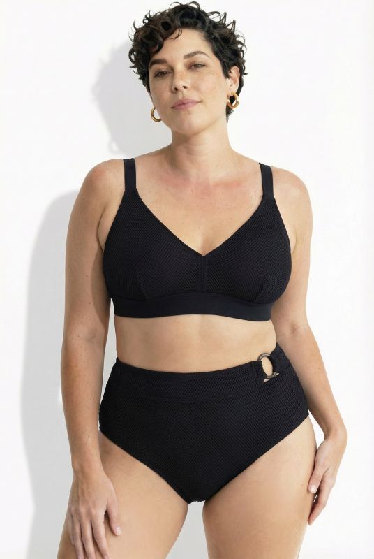 Opaque Mesh Bikini Set