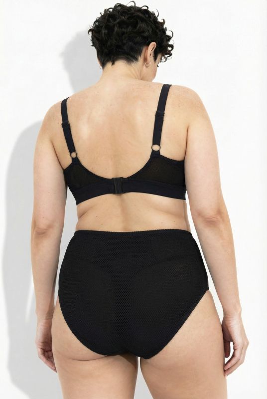 Opaque Mesh Bikini Set