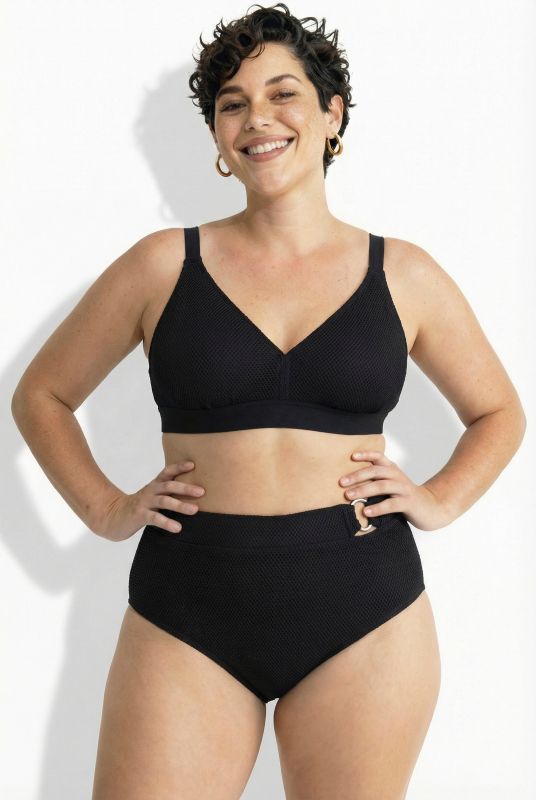 Opaque Mesh Bikini Set