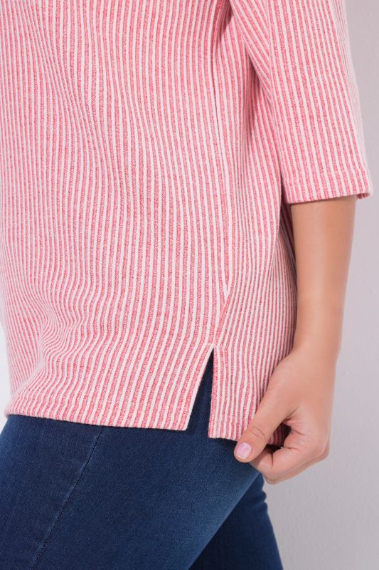 Textured Striped Sweater