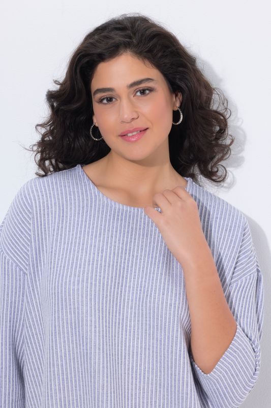 Textured Striped Sweater