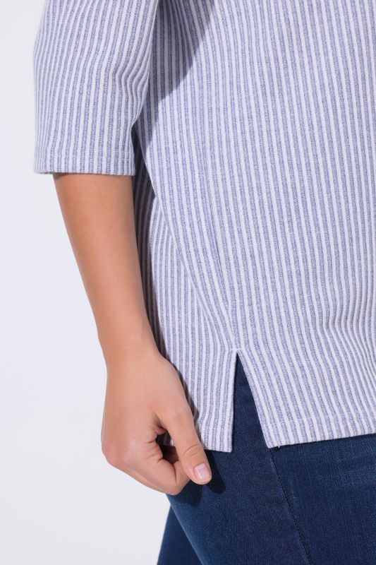 Textured Striped Sweater