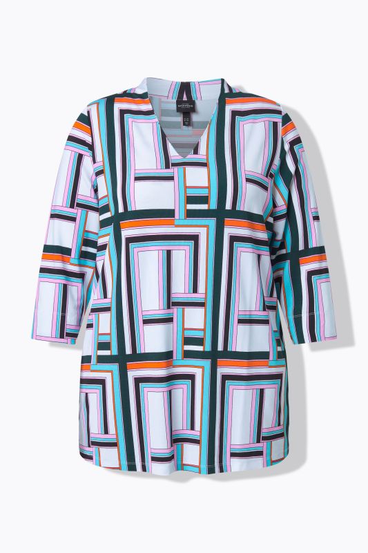 Блуза с геометричен принт