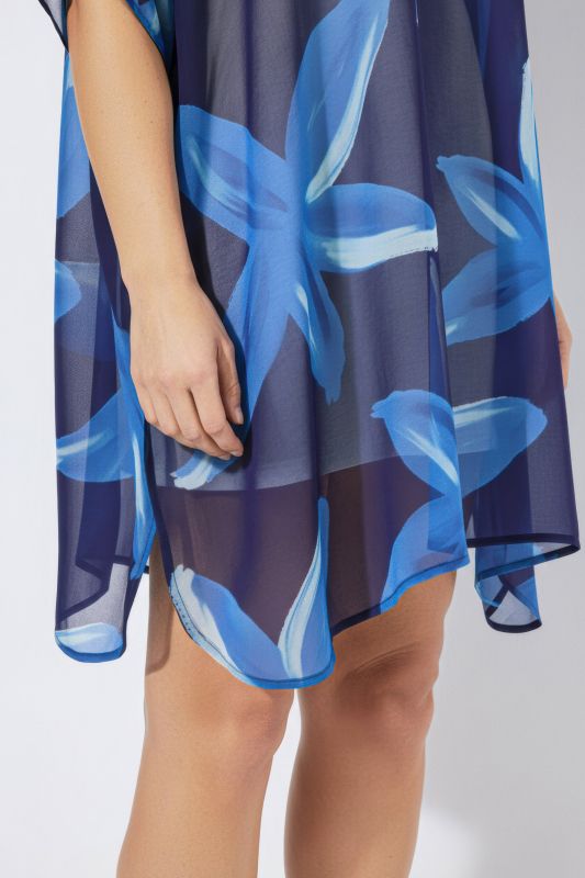 Парео тип туника с флорален принт