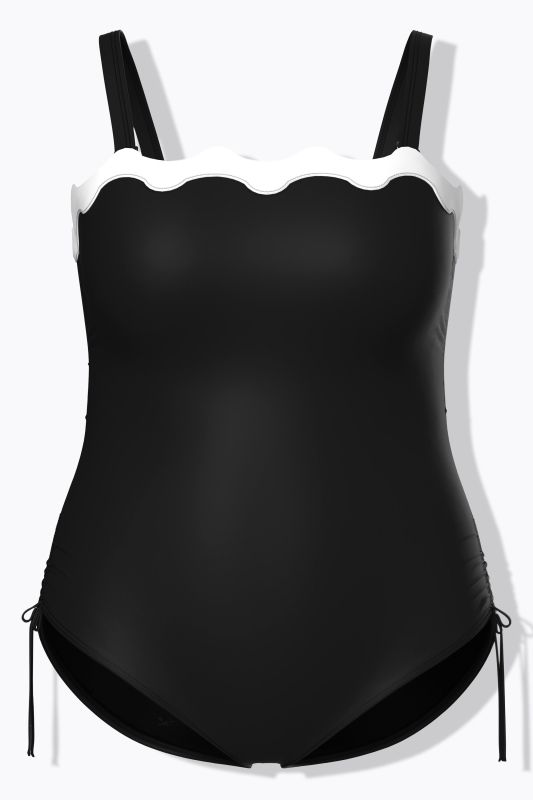 Бански със свалящи се презрамки