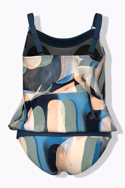 Танкини с абстрактен принт