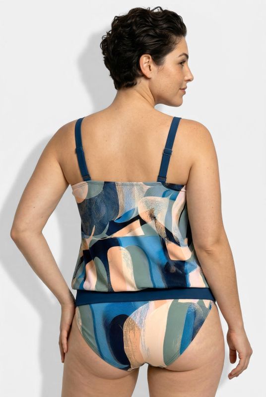 Танкини с абстрактен принт