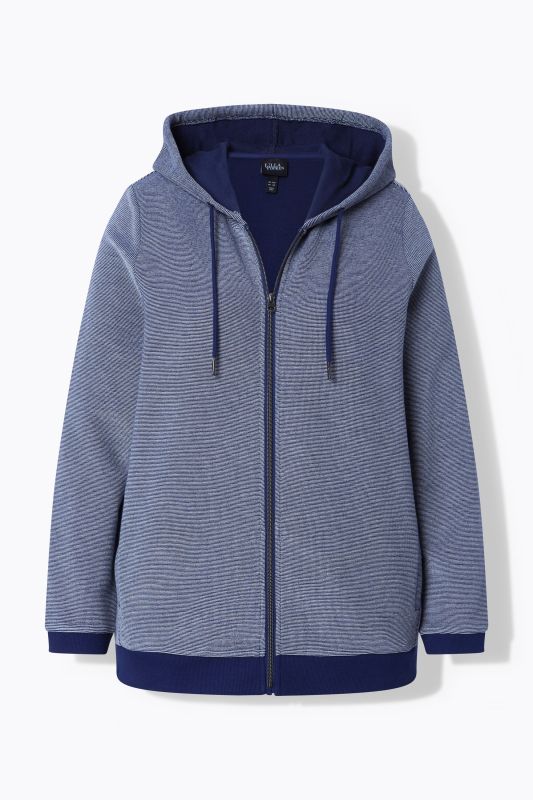 Textured Two-Tone Hoodie