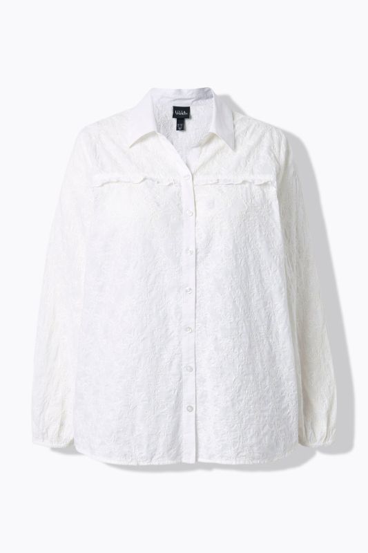 Риза с бродерия на морски звезди