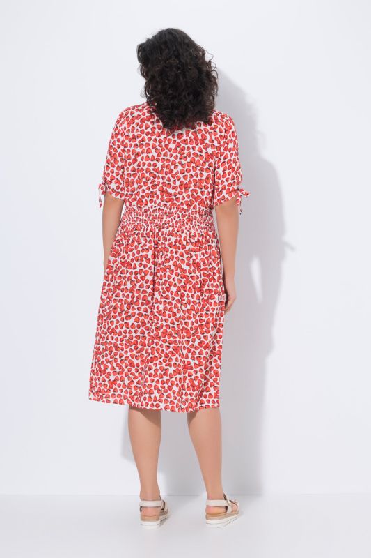 Strawberry Crepe Dress