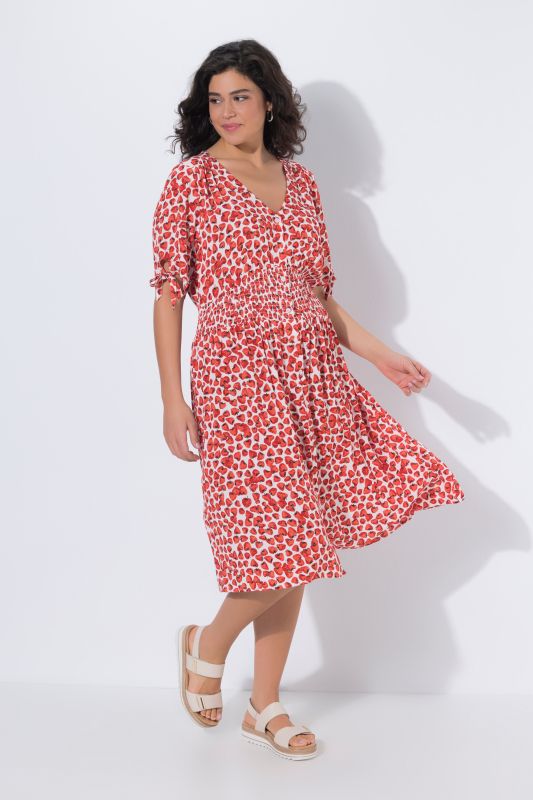 Strawberry Crepe Dress