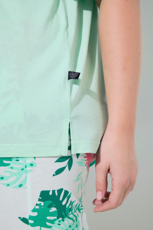 Tropical Bird Short Sleeve Pajama Set