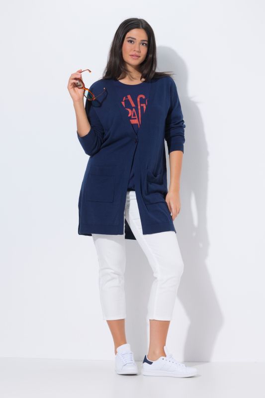 Single Button Longline Cardigan