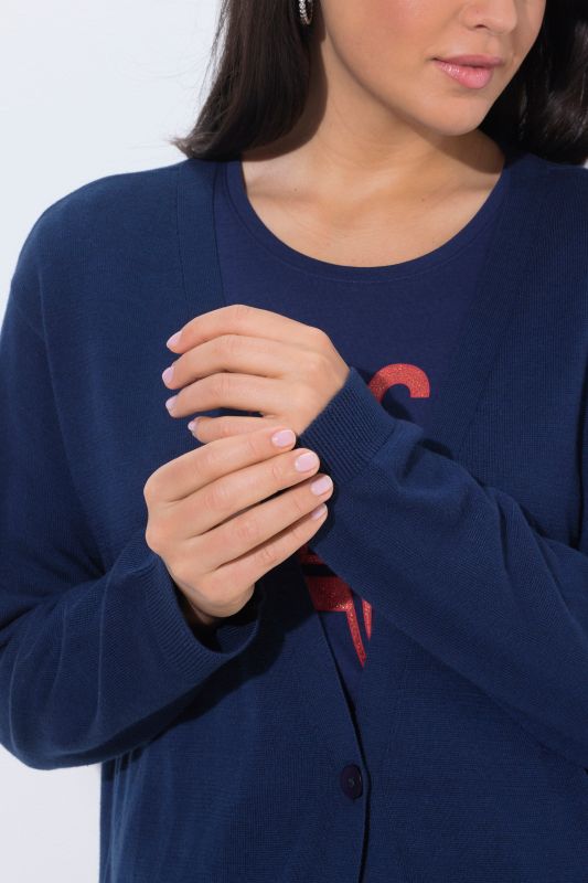 Single Button Longline Cardigan