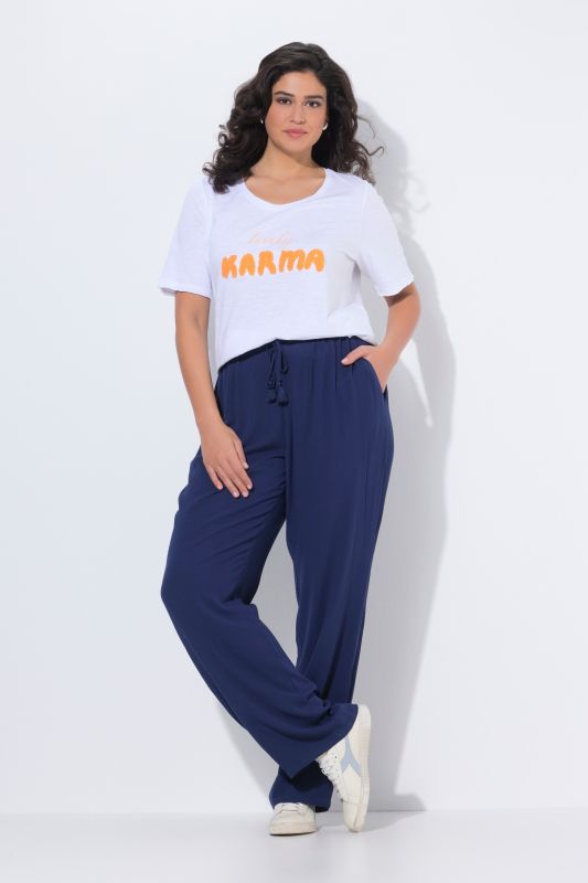 Drawstring Waist Pants