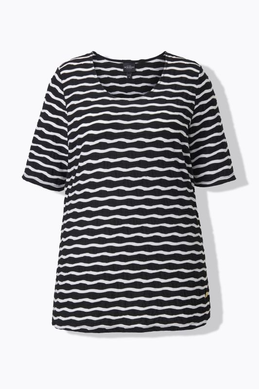 Zigzag Textured Tee