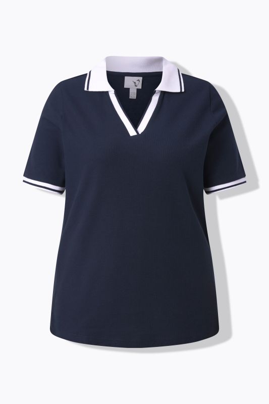 Contrast Trim Short Sleeve Polo