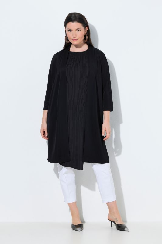 Textured Slinky Pique Cardigan