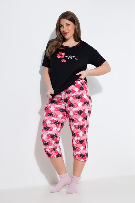 Ladybug Flower Pajama Set