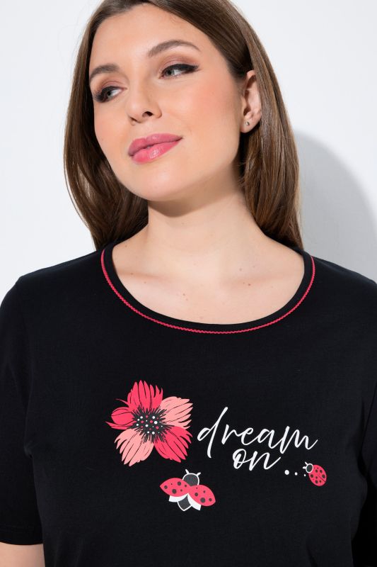 Ladybug Flower Pajama Set