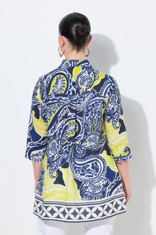 Туника с пейзли принт