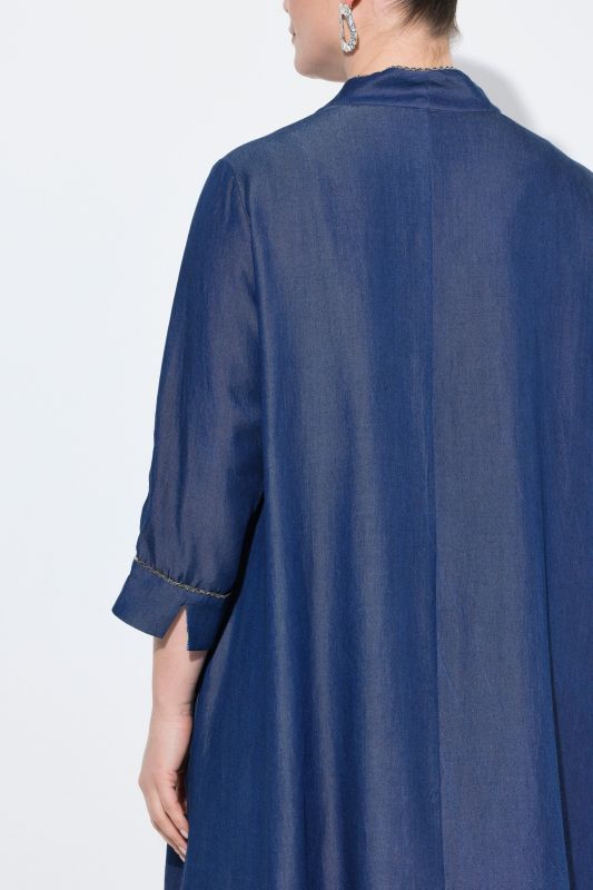 Рокля от лиосел с дънкова визия