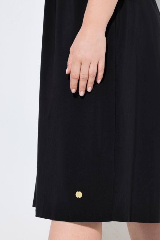 Wrap Look Midi Dress