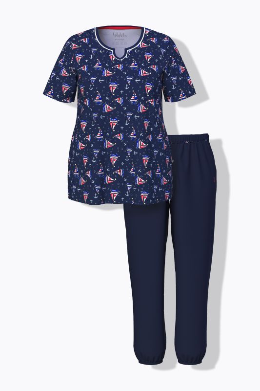 Sailboat Print Pajama Set
