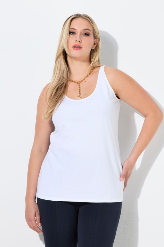 Stretch Fit Cotton Jersey Undershirt