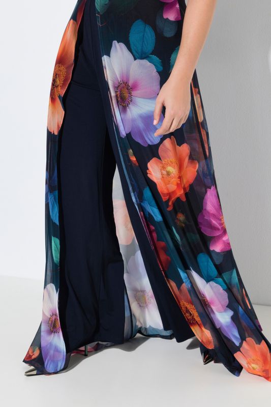 Гащеризон с шифон на цветя