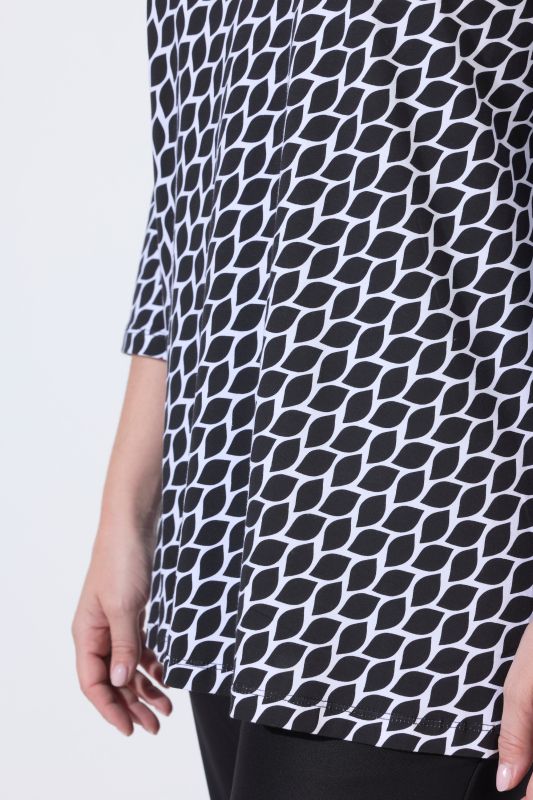 Graphic Leaf Print Pima Cotton Tee