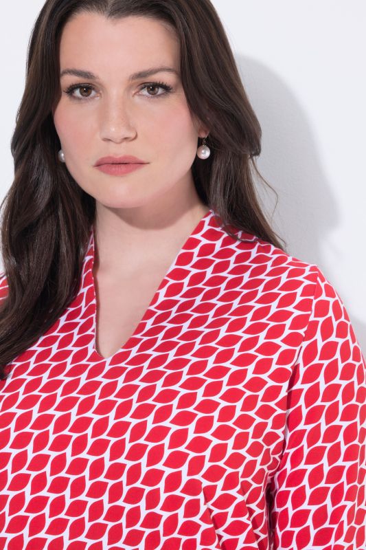 Graphic Leaf Print Pima Cotton Tee