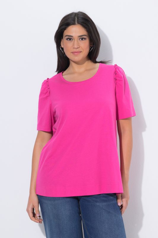 Тениска с акцент на раменете