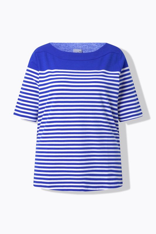 Breton Stripe Short Sleeve Boat Neck Tee
