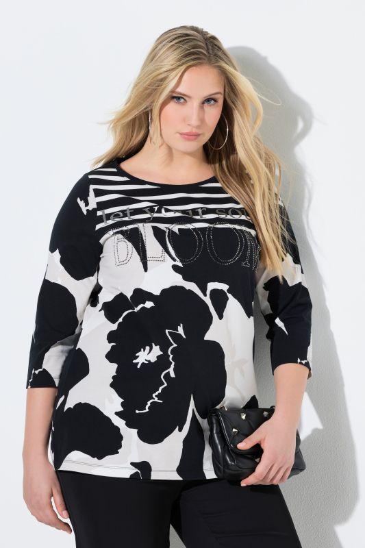 Let Your Soul Bloom Rhinestone Tee