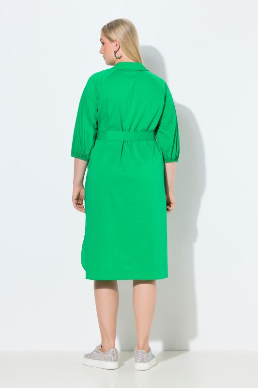 Рокля с балон ръкави