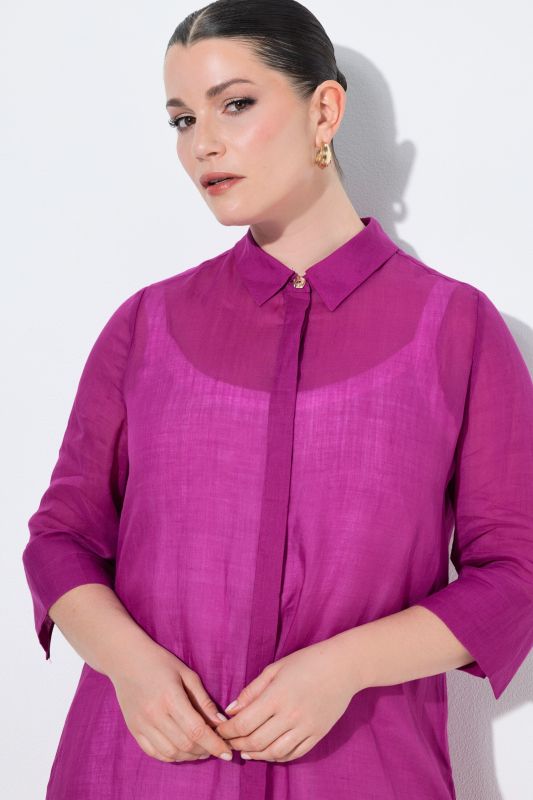 Риза тип туника от прозрачна материя