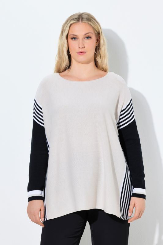 Colorblock Long Sleeve Sweater